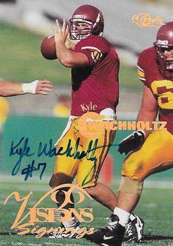 1996 Classic Visions Signings - Autographs Gold #NNO Kyle Wachholtz Front