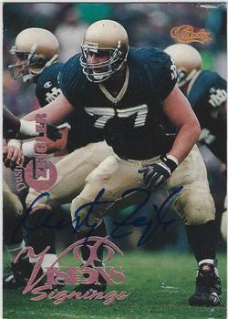 1996 Classic Visions Signings - Autographs Gold #NNO Dusty Zeigler Front