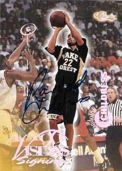1996 Classic Visions Signings - Autographs Silver #NNO Randolph Childress Front