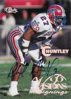 1996 Classic Visions Signings - Autographs Silver #NNO Richard Huntley Front