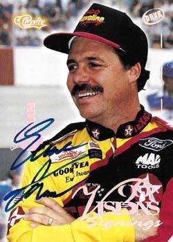 1996 Classic Visions Signings - Autographs Silver #NNO Ernie Irvan Front