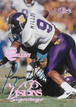 1996 Classic Visions Signings - Autographs Silver #NNO Lawyer Milloy Front