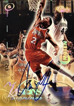 1996 Classic Visions Signings - Autographs Silver #NNO Lawrence Moten Front