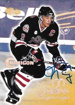 1996 Classic Visions Signings - Autographs Silver #NNO Steve Nimigon Front