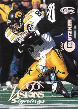 1996 Classic Visions Signings - Autographs Silver #NNO Scott Slutzker Front
