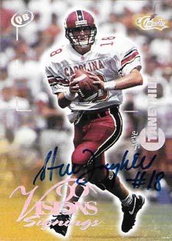 1996 Classic Visions Signings - Autographs Silver #NNO Steve Taneyhill Front