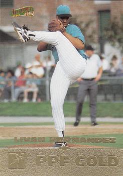 1996-97 Score Board All Sport PPF - Gold #169 Livan Hernandez Front