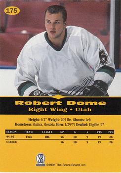 1996-97 Score Board All Sport PPF - Gold #175 Robert Dome Back