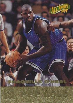 1996-97 Score Board All Sport PPF - Gold #1 Shaquille O'Neal Front