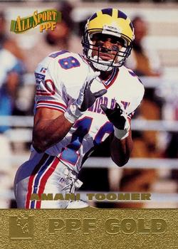 1996-97 Score Board All Sport PPF - Gold #41 Amani Toomer Front