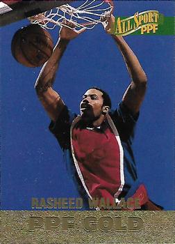 1996-97 Score Board All Sport PPF - Gold #86 Rasheed Wallace Front