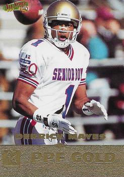 1996-97 Score Board All Sport PPF - Gold #134 Derrick Mayes Front