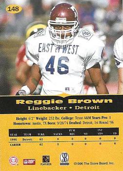 1996-97 Score Board All Sport PPF - Gold #148 Reggie Brown Back