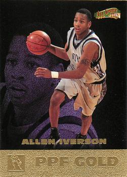 1996-97 Score Board All Sport PPF - Gold #179 Allen Iverson Front