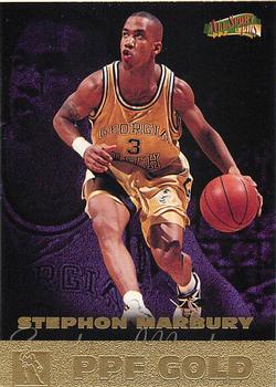 1996-97 Score Board All Sport PPF - Gold #184 Stephon Marbury Front