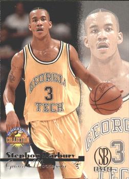 1996-97 Score Board Autographed Collection #12 Stephon Marbury Front