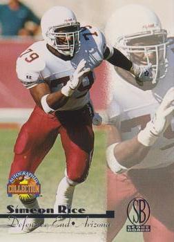 1996-97 Score Board Autographed Collection #33 Simeon Rice Front