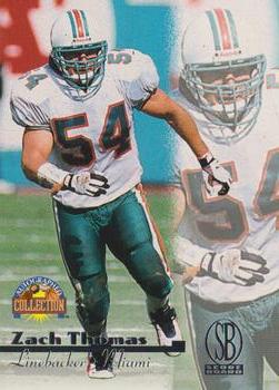 1996-97 Score Board Autographed Collection #36 Zach Thomas Front