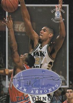 1997-98 Score Board Autographed Collection #1 Tim Duncan Front