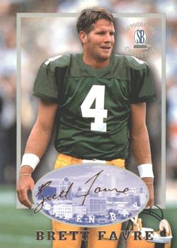 1997-98 Score Board Autographed Collection #2 Brett Favre Front