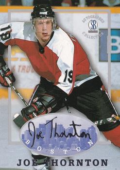 1997-98 Score Board Autographed Collection #4 Joe Thornton Front