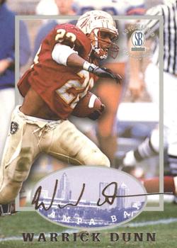 1997-98 Score Board Autographed Collection #26 Warrick Dunn Front