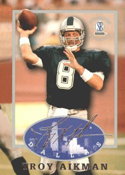 1997-98 Score Board Autographed Collection #31 Troy Aikman Front