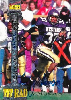1994 Signature Rookies Tetrad - Autographs #XXVII Rodney Harrison Front
