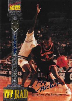 1994 Signature Rookies Tetrad - Autographs #LXVII Gaylon Nickerson Front