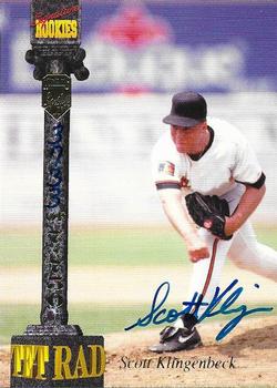 1994 Signature Rookies Tetrad - Autographs #XCIII Scott Klingenbeck Front