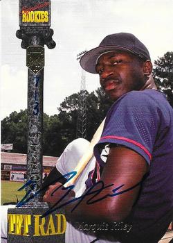 1994 Signature Rookies Tetrad - Autographs #XCVIII Marquis Riley Front