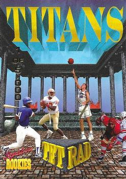 1994 Signature Rookies Tetrad - Titans #NNO Titans Header Card Front