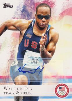 2012 Topps U.S. Olympic Team & Hopefuls - Autographs #4 Walter Dix Front