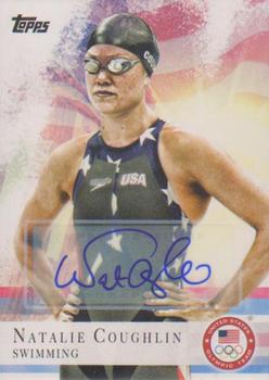 2012 Topps U.S. Olympic Team & Hopefuls - Autographs #9 Natalie Coughlin Front