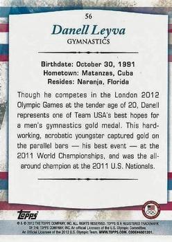 2012 Topps U.S. Olympic Team & Hopefuls - Bronze #56 Danell Leyva Back