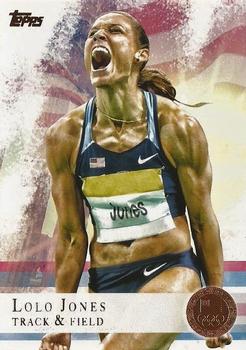2012 Topps U.S. Olympic Team & Hopefuls - Bronze #70 Lolo Jones Front