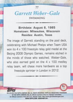 2012 Topps U.S. Olympic Team & Hopefuls - Bronze #77 Garrett Weber-Gale Back