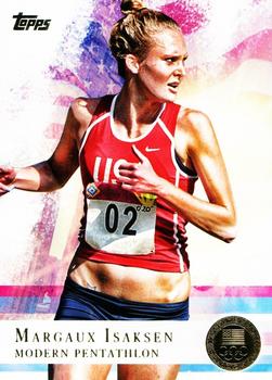 2012 Topps U.S. Olympic Team & Hopefuls - Gold #27 Margaux Isaksen Front