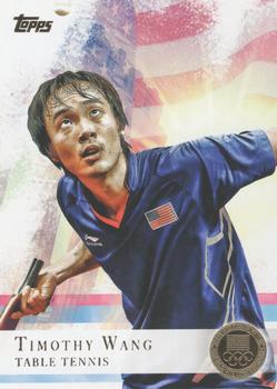 2012 Topps U.S. Olympic Team & Hopefuls - Gold #8 Timothy Wang Front