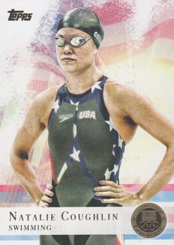 2012 Topps U.S. Olympic Team & Hopefuls - Gold #9 Natalie Coughlin Front