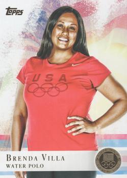 2012 Topps U.S. Olympic Team & Hopefuls - Gold #12 Brenda Villa Front