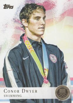 2012 Topps U.S. Olympic Team & Hopefuls - Gold #28 Conor Dwyer Front