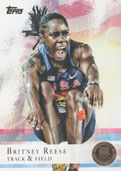 2012 Topps U.S. Olympic Team & Hopefuls - Gold #39 Britney Reese Front