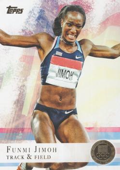 2012 Topps U.S. Olympic Team & Hopefuls - Gold #42 Funmi Jimoh Front