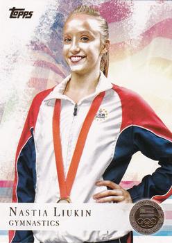 2012 Topps U.S. Olympic Team & Hopefuls - Gold #43 Nastia Liukin Front