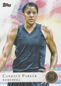 2012 Topps U.S. Olympic Team & Hopefuls - Gold #46 Candace Parker Front