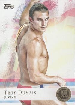 2012 Topps U.S. Olympic Team & Hopefuls - Gold #49 Troy Dumais Front