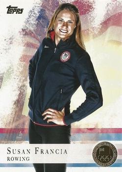 2012 Topps U.S. Olympic Team & Hopefuls - Gold #57 Susan Francia Front