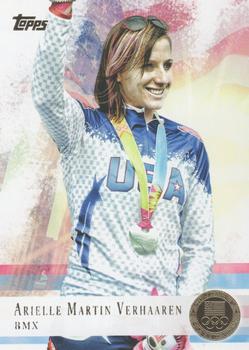 2012 Topps U.S. Olympic Team & Hopefuls - Gold #67 Arielle Martin Verhaaren Front
