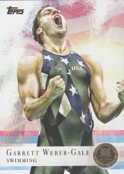 2012 Topps U.S. Olympic Team & Hopefuls - Gold #77 Garrett Weber-Gale Front